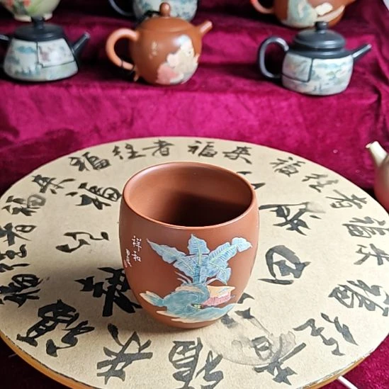 建水紫陶全品主人杯复烧6号