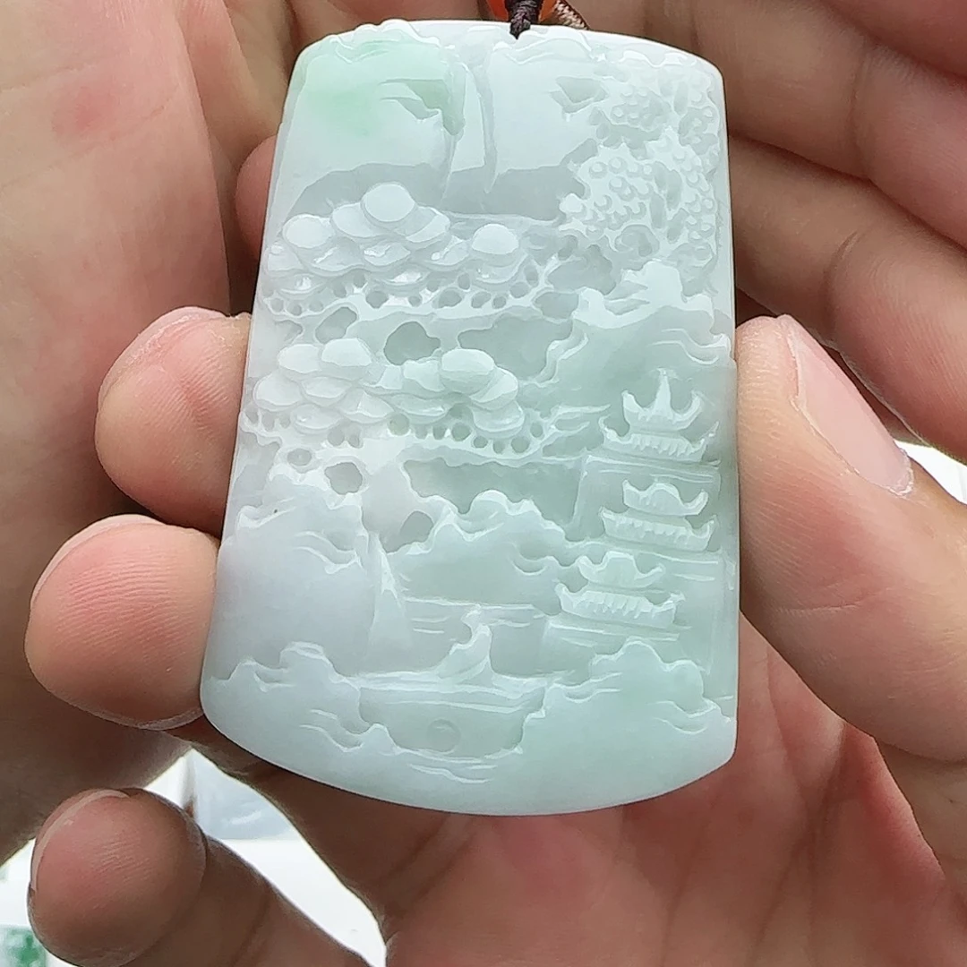 翡翠未镶嵌颈饰翡翠