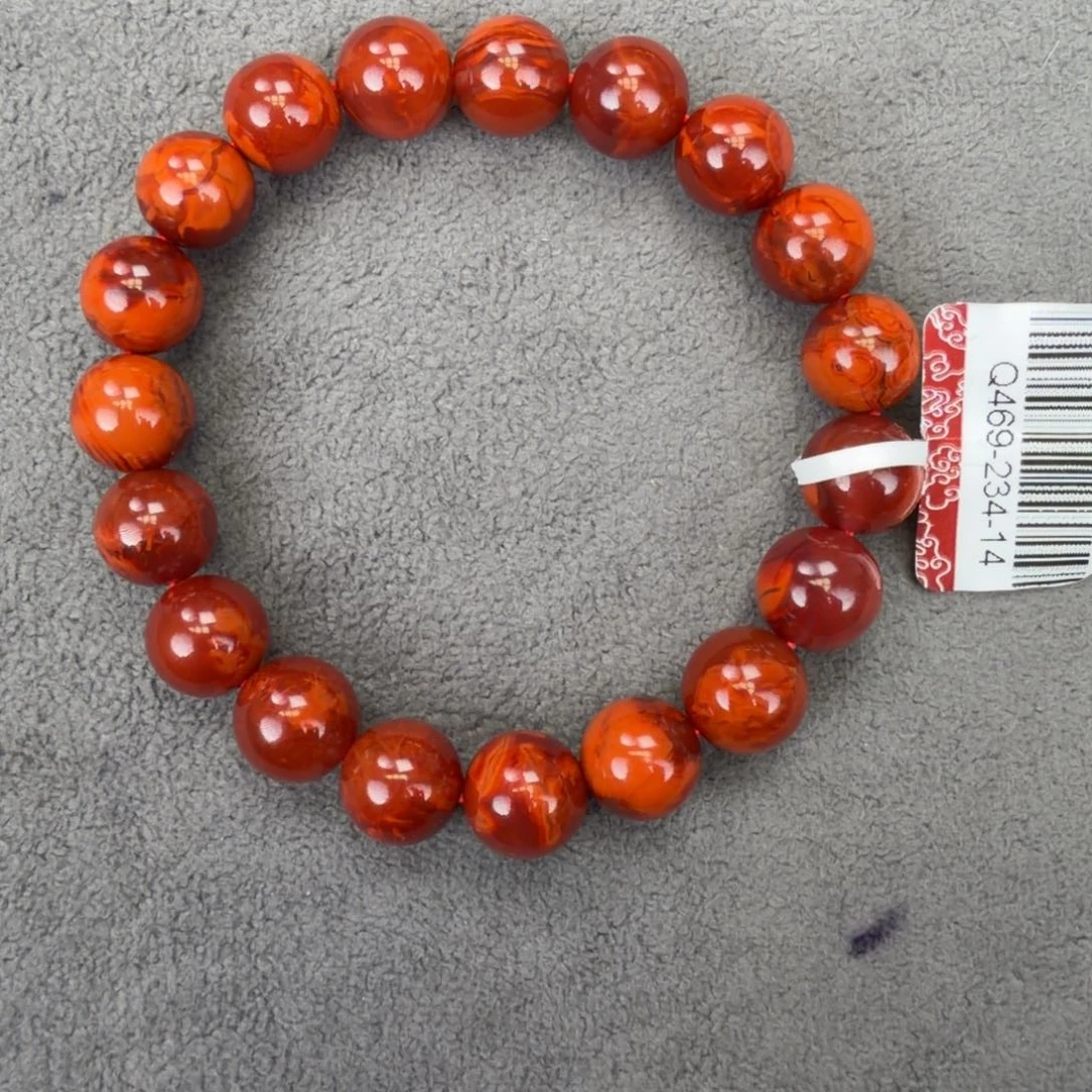 南红玛瑙未镶嵌手链10MM