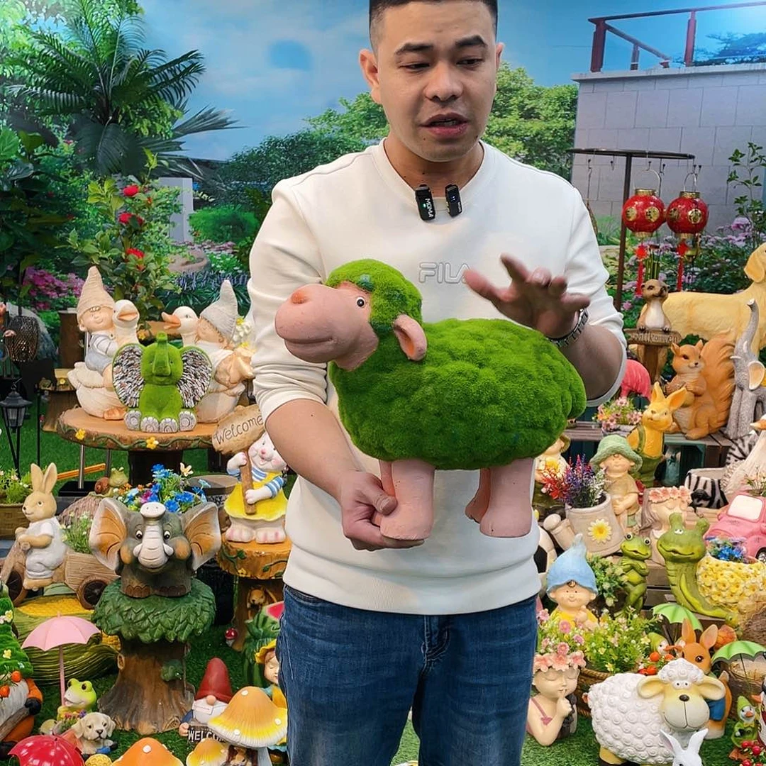 红陶花园庭院摆件