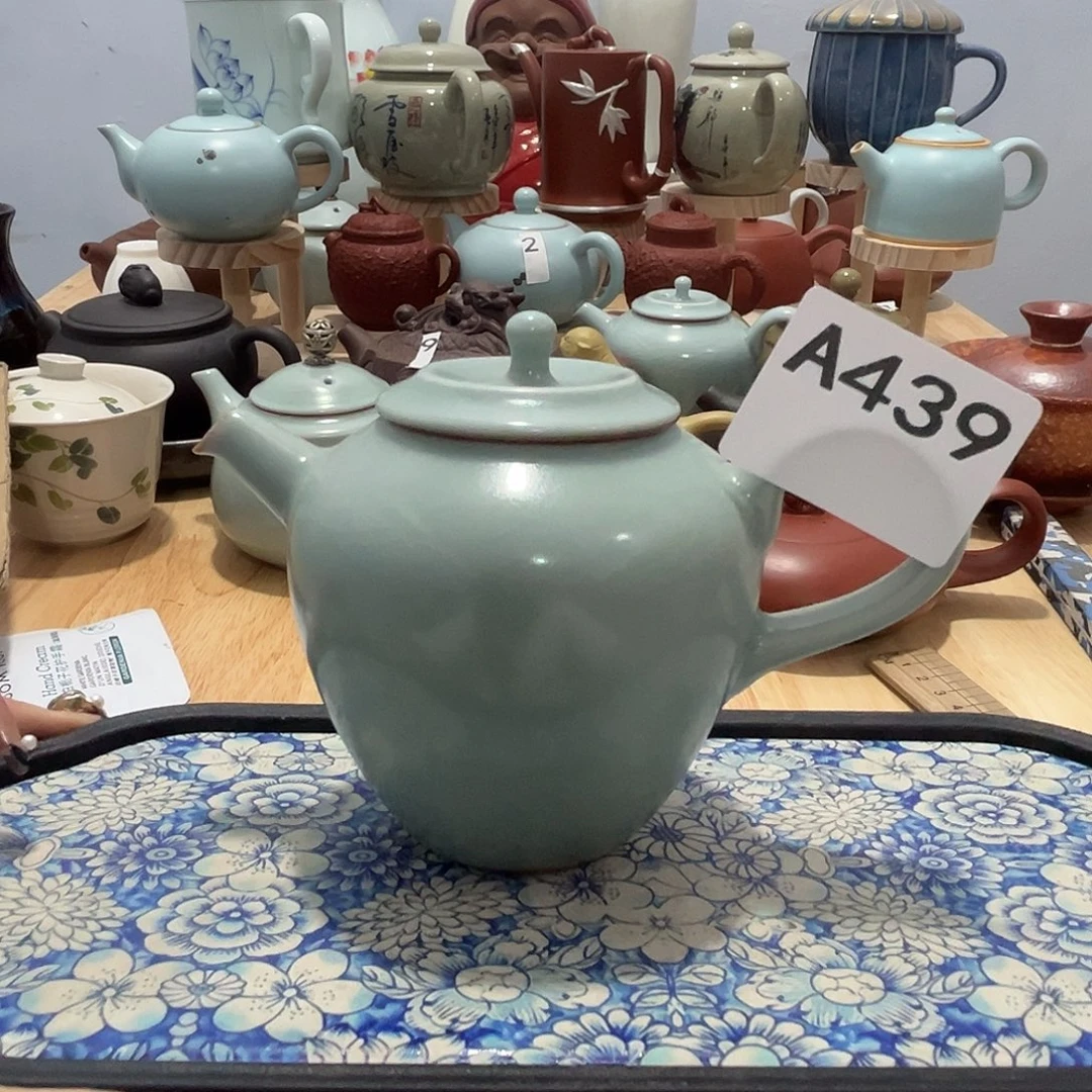瓷片茶摆件工艺品摆件666