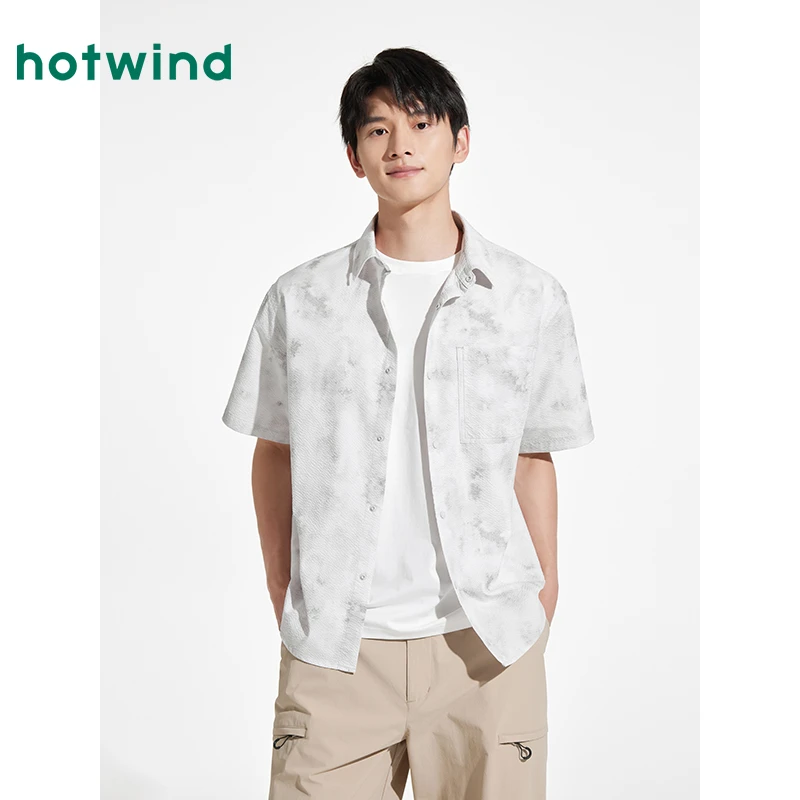 热风商场男款衬衫衬衣【年终大促】新款时尚休闲秋冬保暖F03M25202