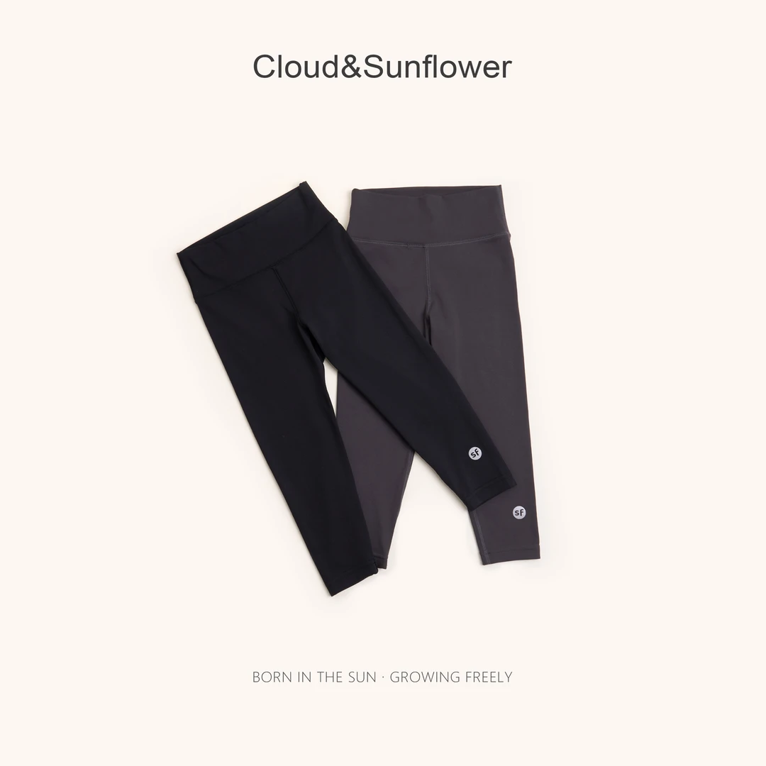 【亲爱的茁】秀场款女童秋季新款修身sf小标舒适休闲打底裤253137