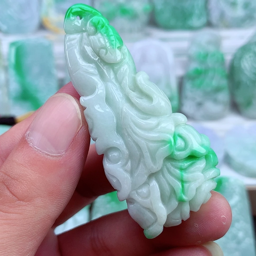 颈饰未镶嵌翡翠翡翠吊坠
