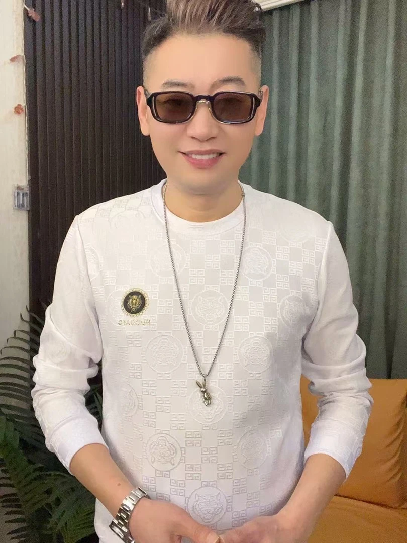 卫衣秋冬季男上衣打底衫男士男装长袖网红时尚百搭潮流短绒圆领暖