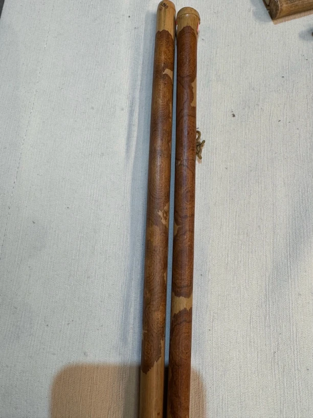 福建红湘妃扇料大花秋扇