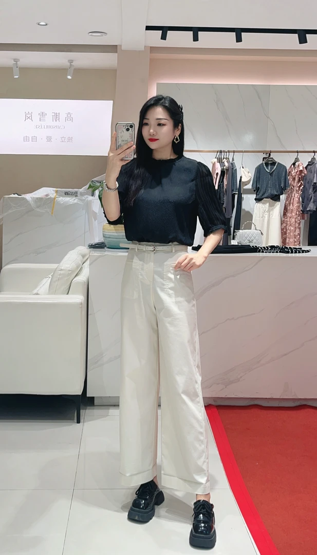 汇欧亚桑蚕丝衬衣6281