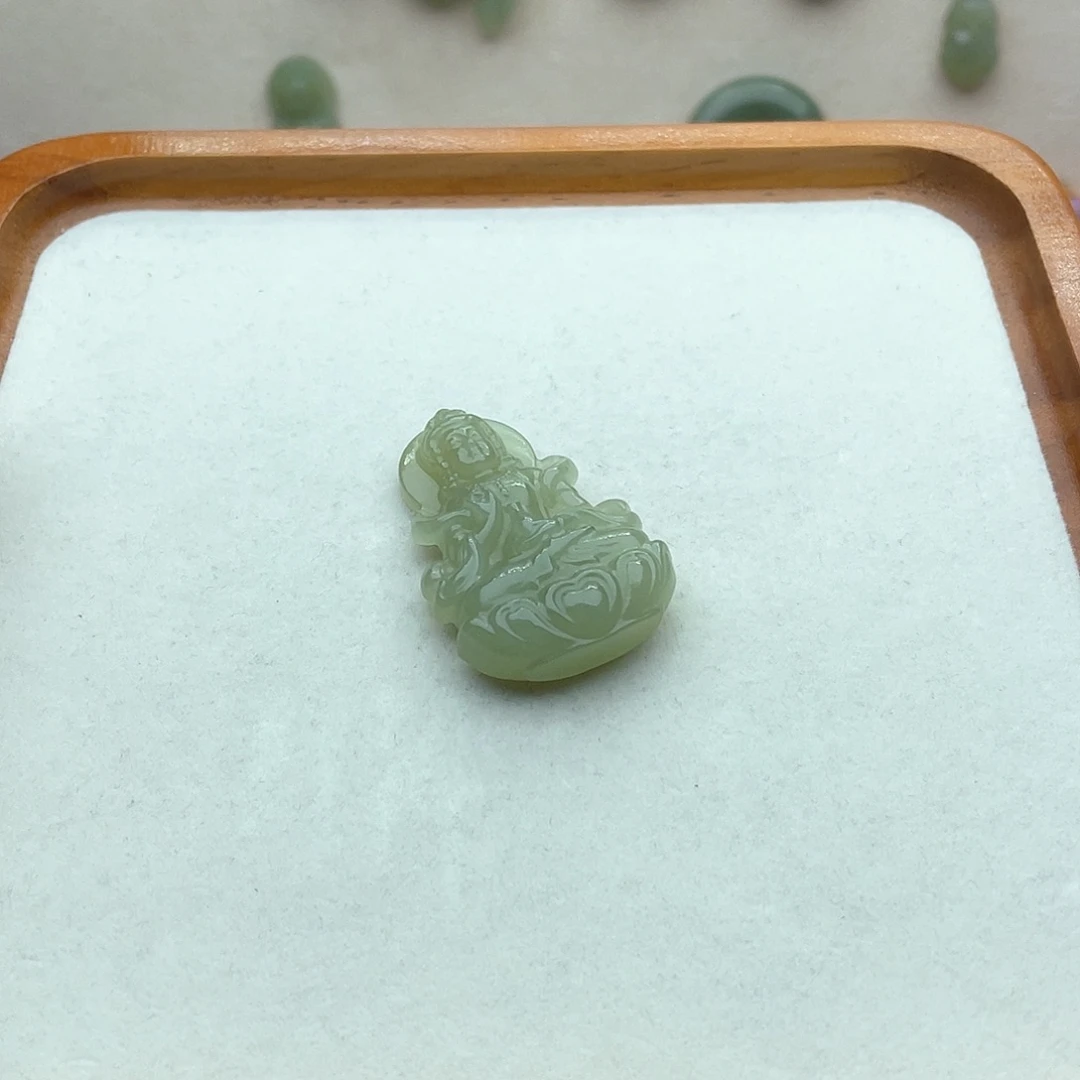 和田玉吊坠(不含链)未镶嵌