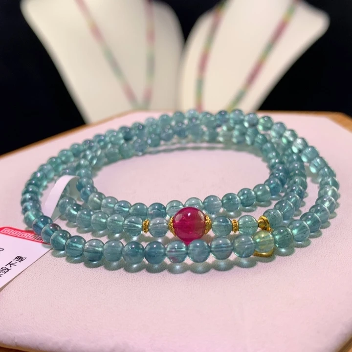 双色碧玺手链未镶嵌