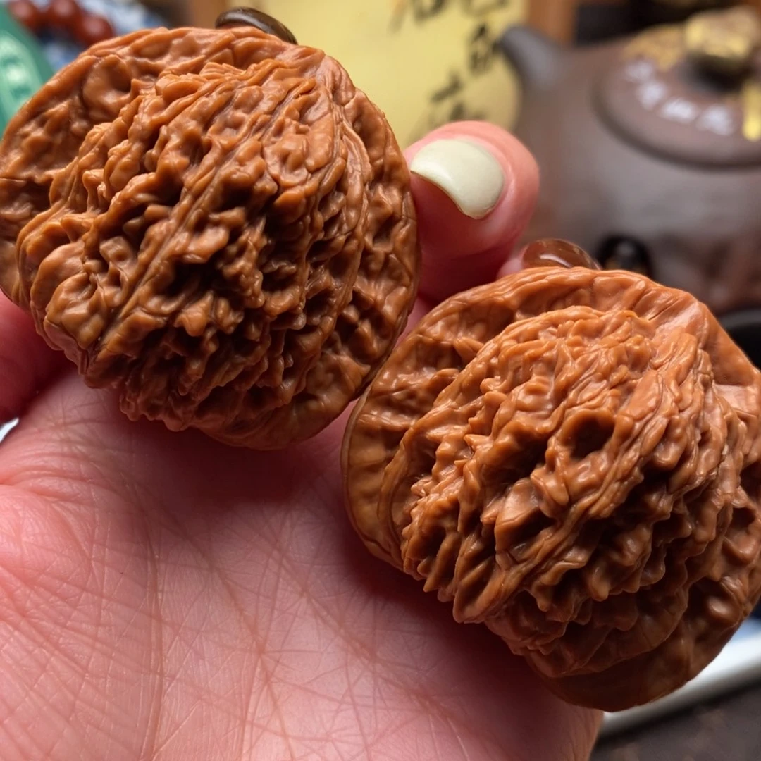 把件文玩核桃46尺寸全品四座楼