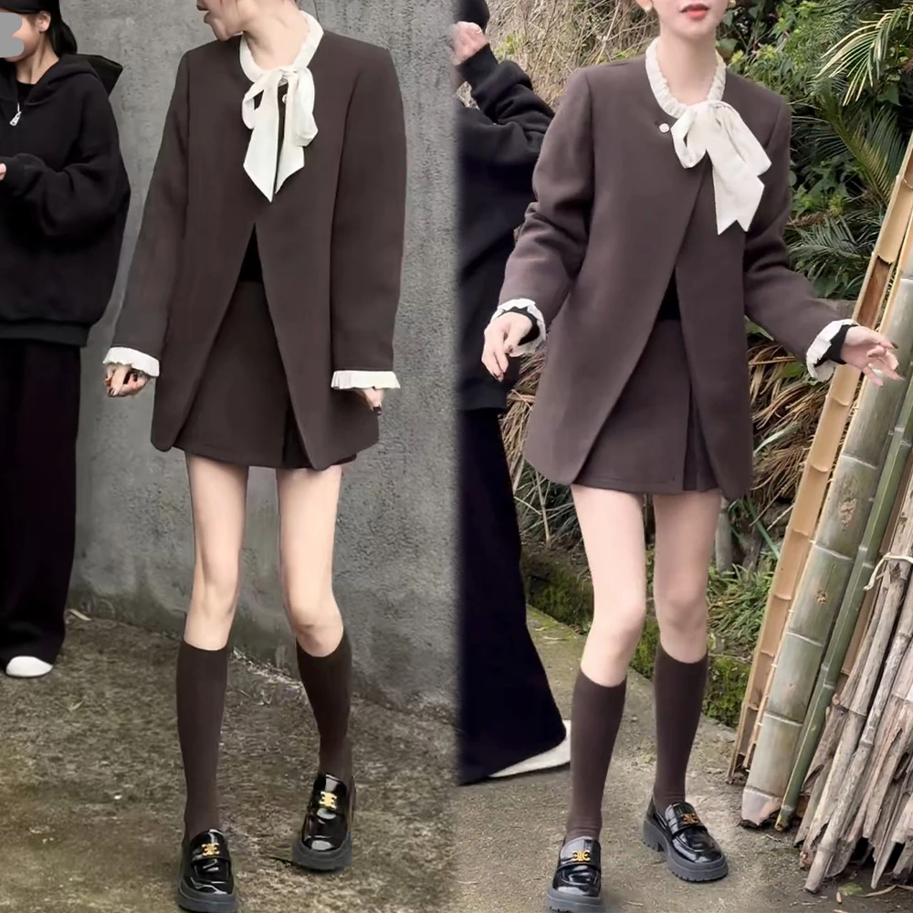 2025慵懒风秋季长袖外套休闲裤女款时尚套装时髦潮流