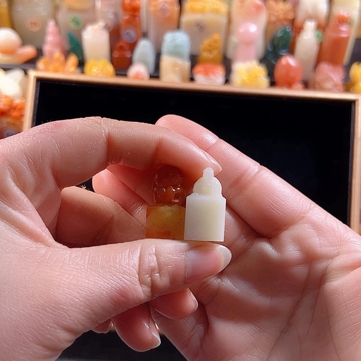 老挝石印石宿****画手工定制设计风格1.3厘米