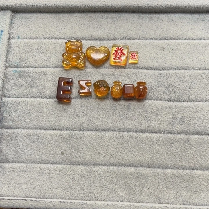 未镶嵌蜜蜡裸石天然琥珀蜜蜡配件