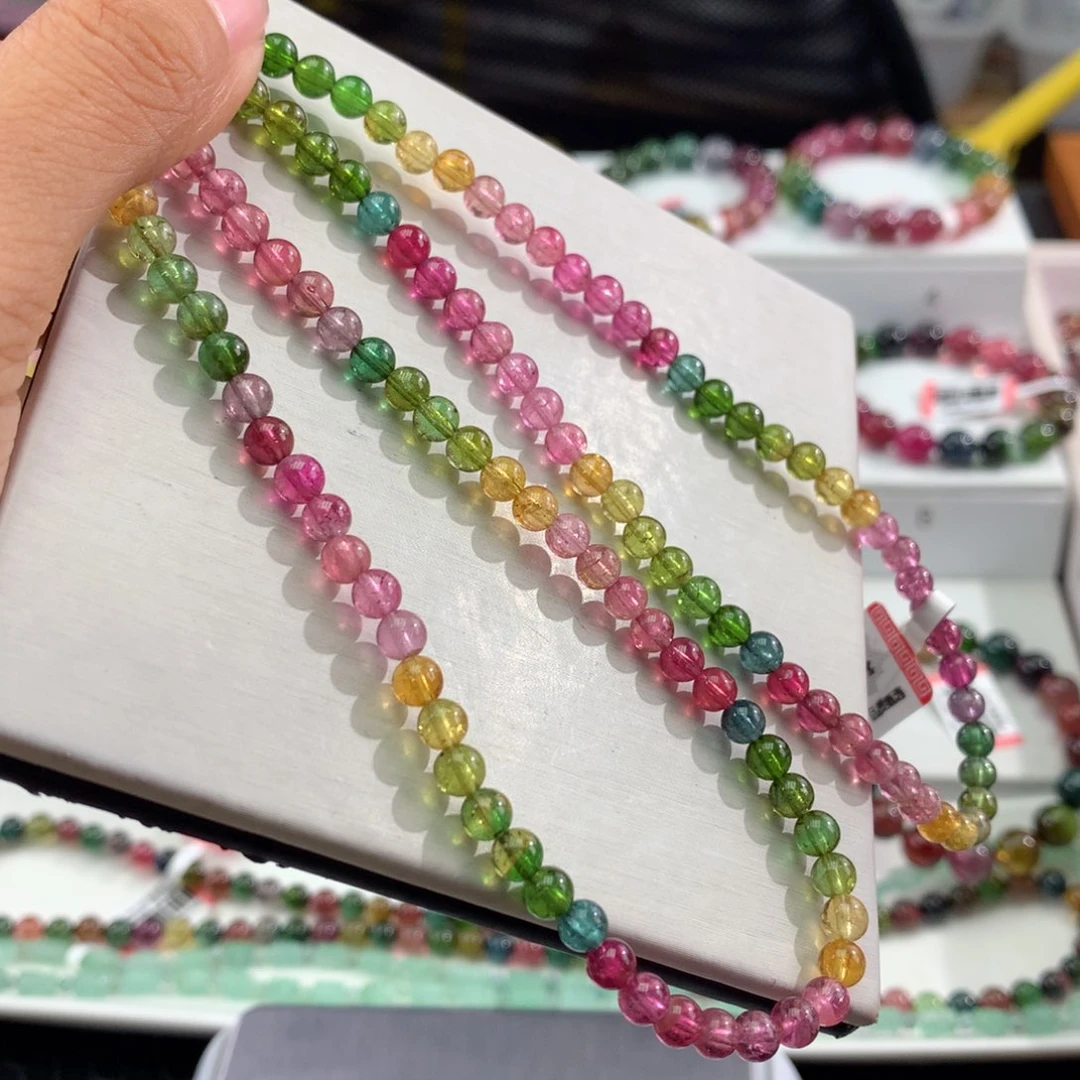 手链未镶嵌碧玺            4.8mm。