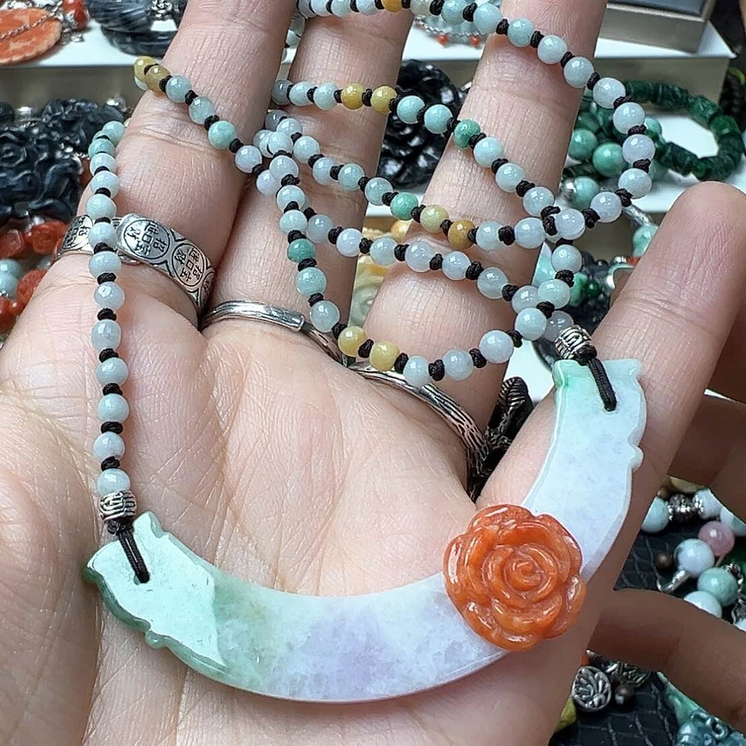 翡翠戒指未镶嵌炸