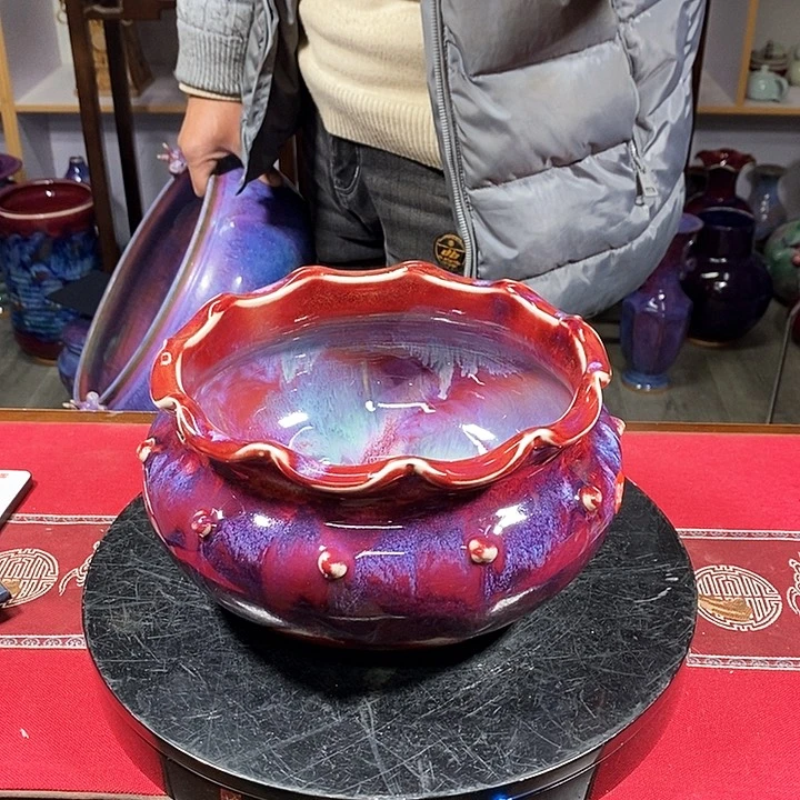 瓶中国神垕精品钧瓷