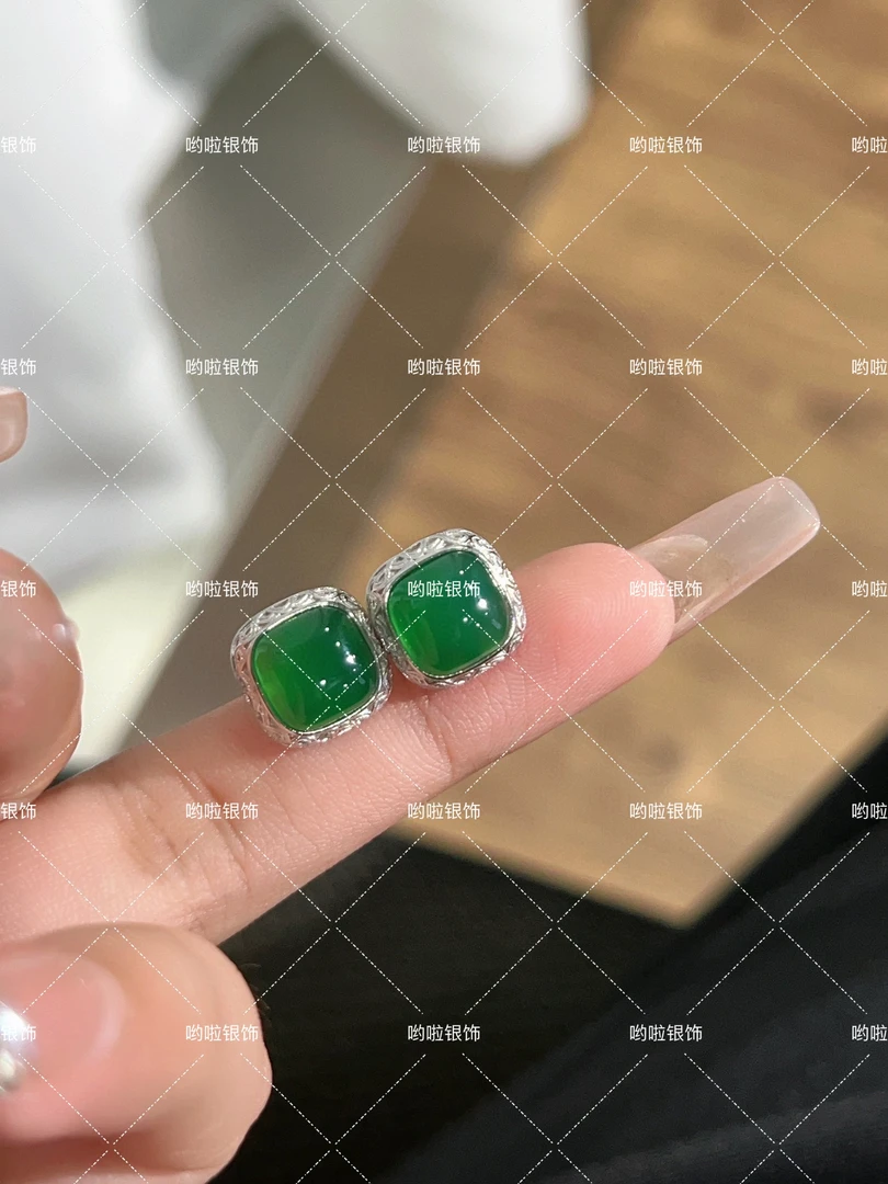 925银耳饰 123纯银耳钉时尚