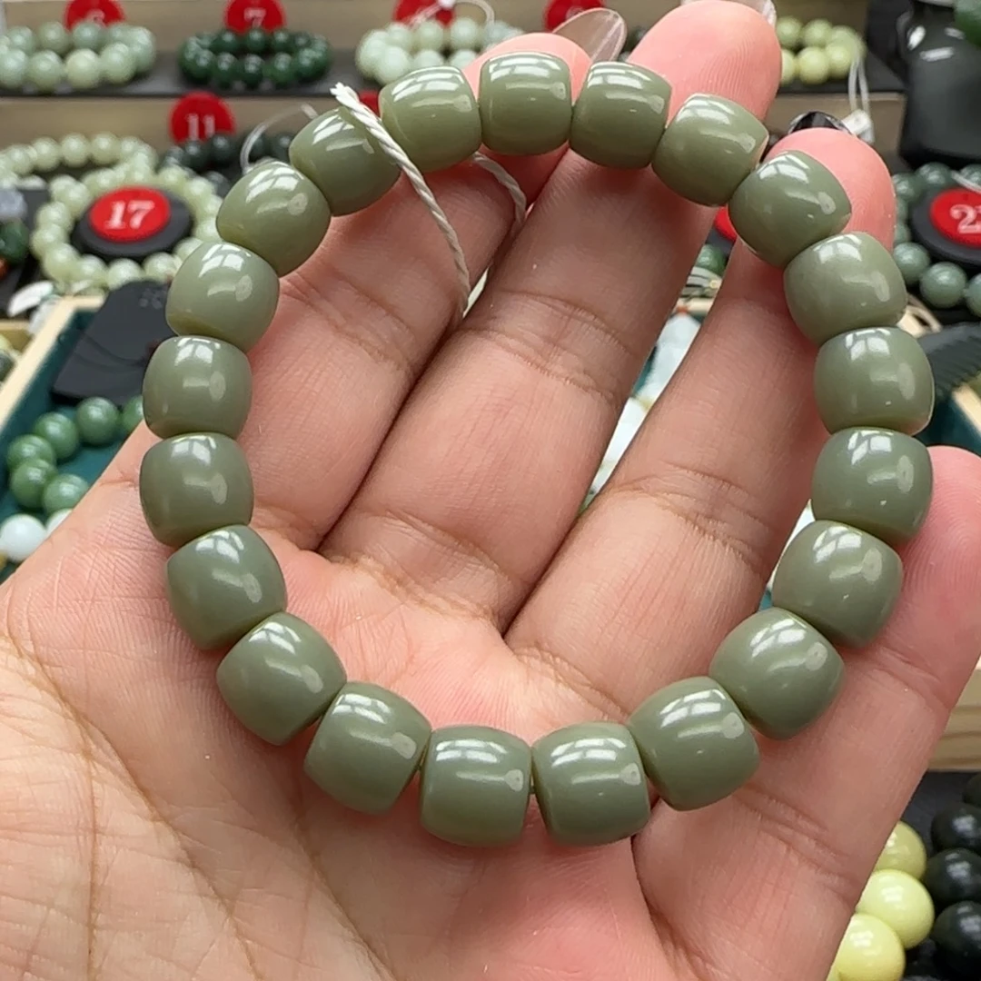 和田玉未镶嵌手链10