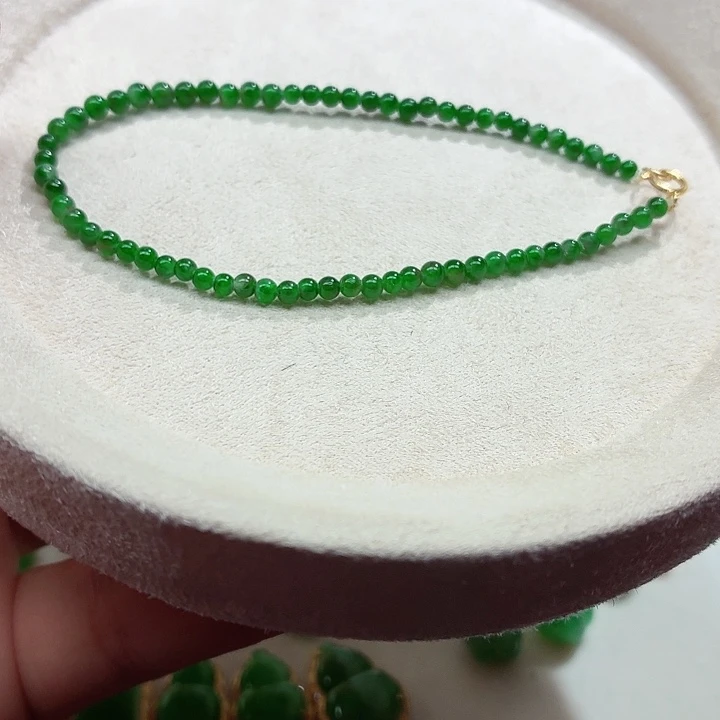 翡翠未镶嵌手链天然缅甸翡翠A货卡2.8