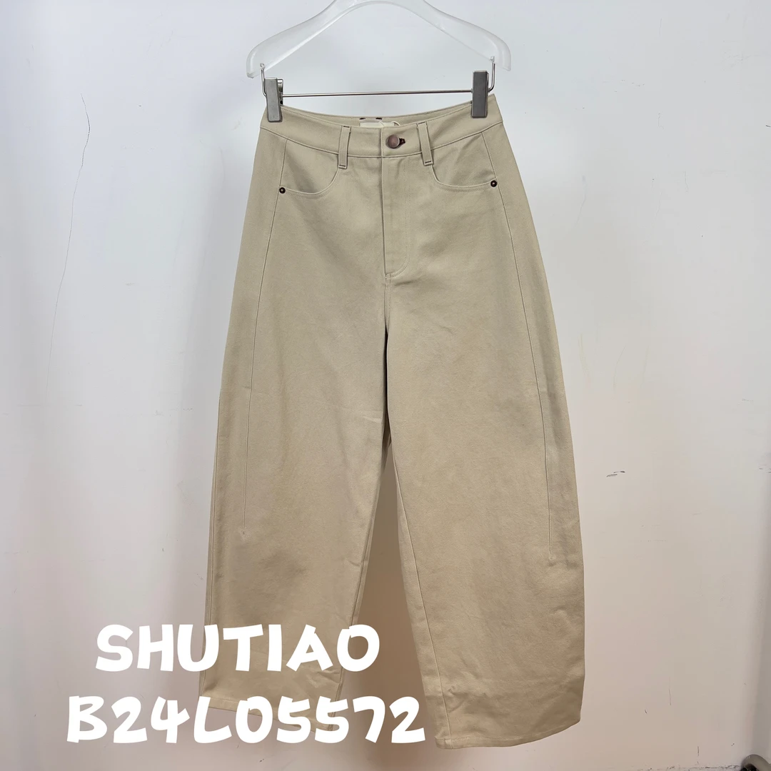 【SHUTIAO】2024秋冬：新款小众设计款牛仔裤B24L05572