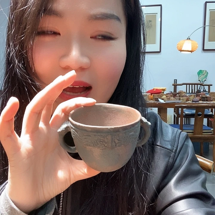 紫砂茶壶海**海宜兴紫砂柴烧杯