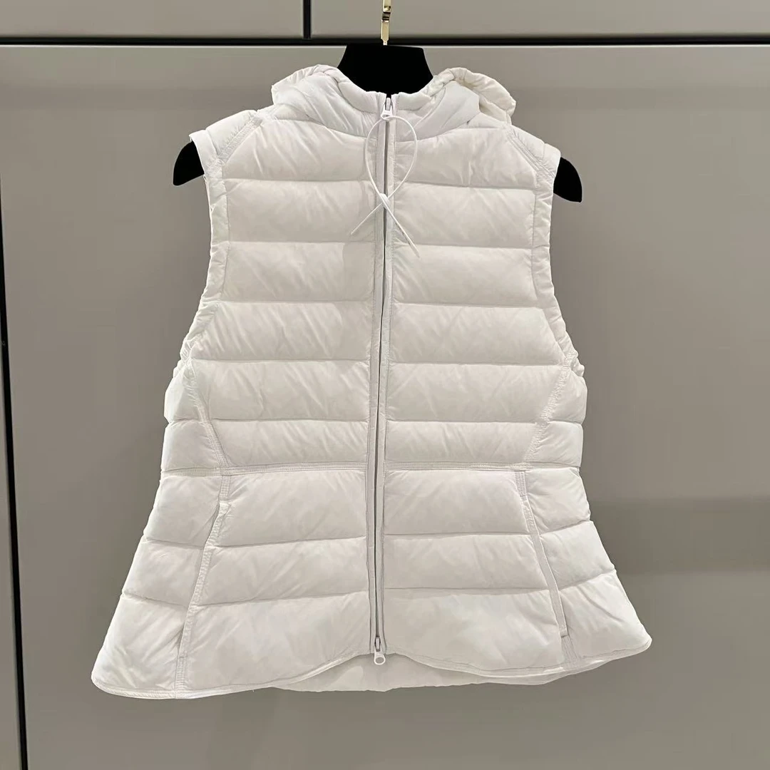 新款时尚百搭羽绒戴帽马甲