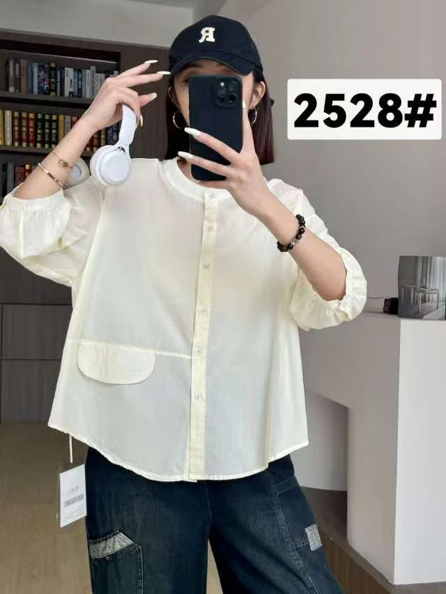 短袖衬衫女大码夏季休闲宽松百搭显瘦上衣