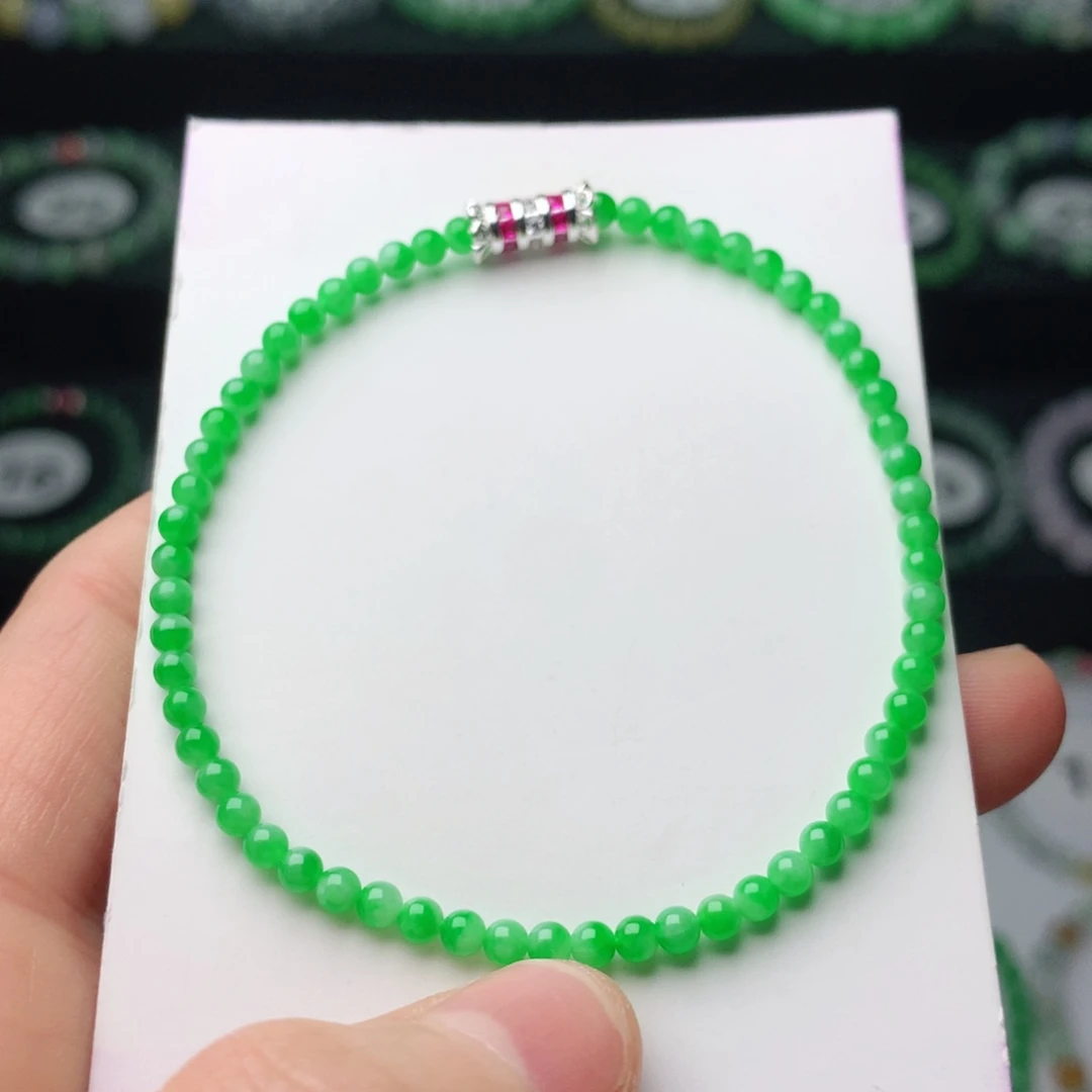 翡翠未镶嵌手链翡翠