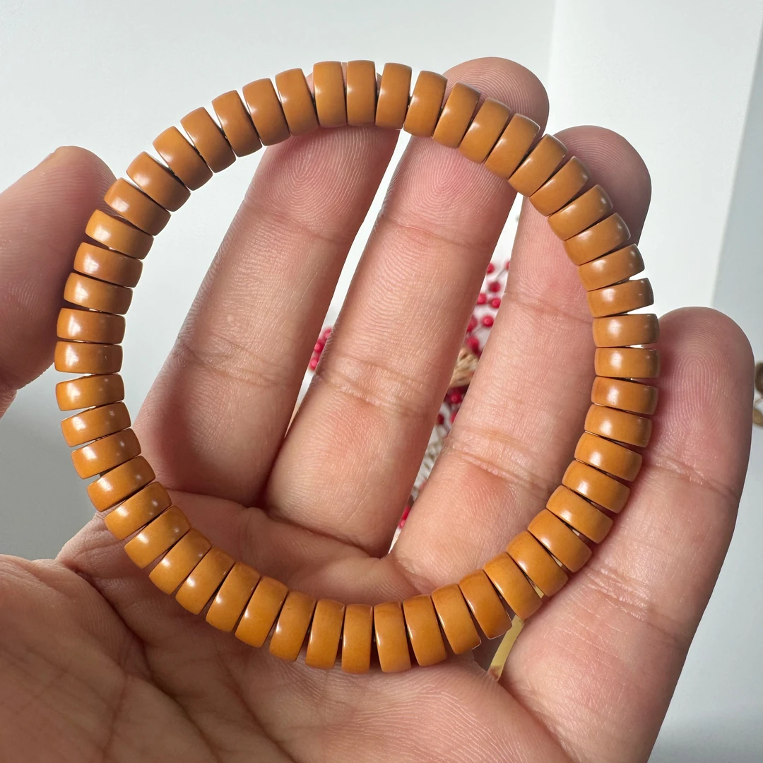 8mm清水核尖药片单圈手串