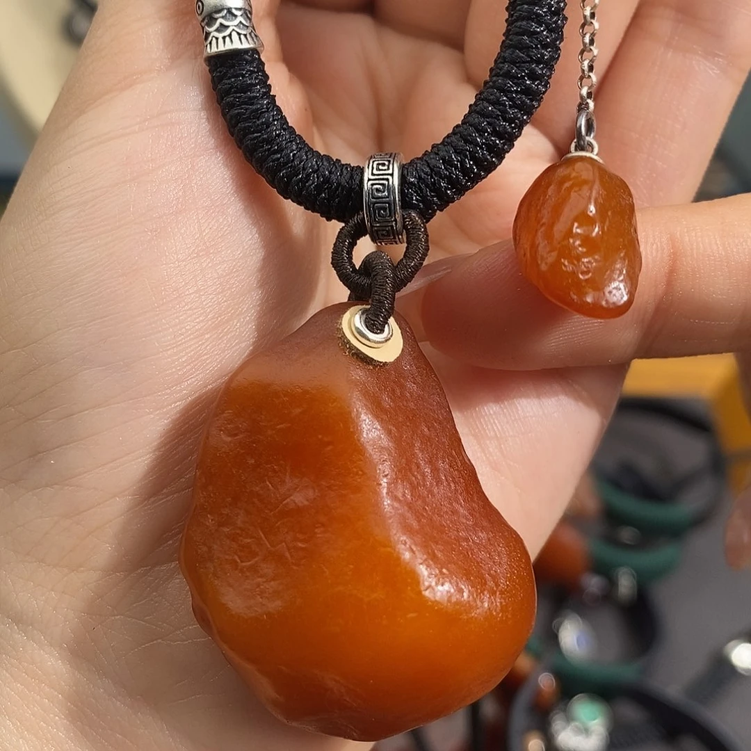 未镶嵌琥珀裸石我