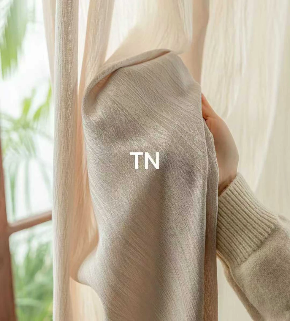 新款TN免定型提花窗纱 （流苏）包邮到家