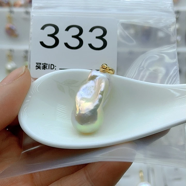 淡水珍珠颈饰银S925镶嵌