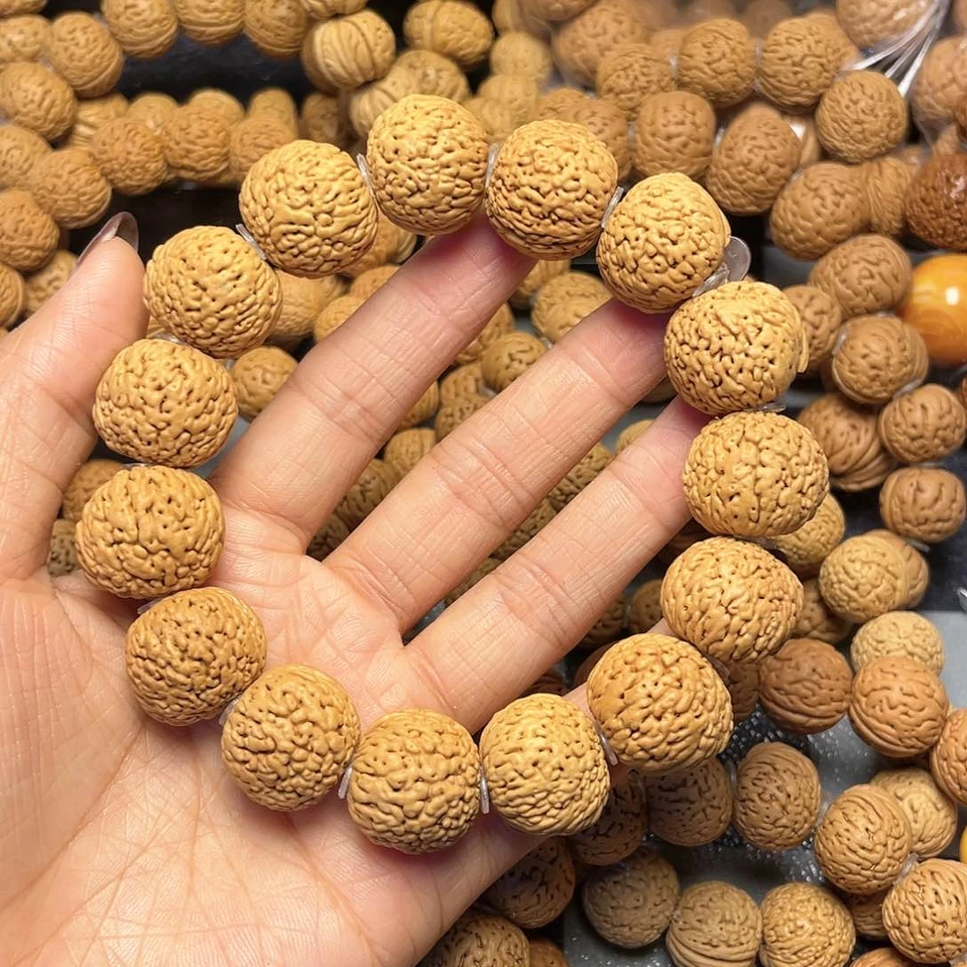 桃核手串小*爷19.2龙鳞凤尾手串