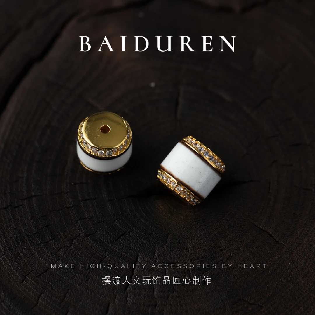 051剁珠镶嵌高保色配珠10mm*10.5mm