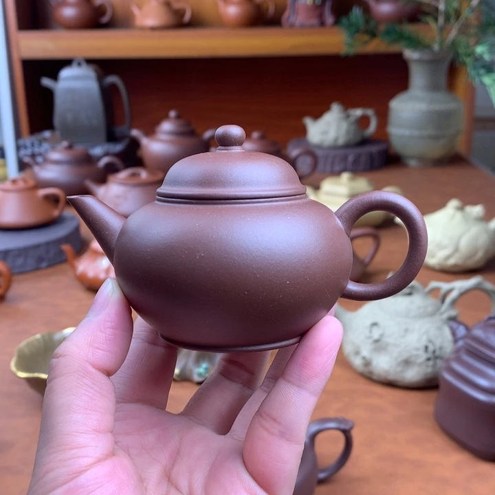 茶壶紫砂半手工水平容量120