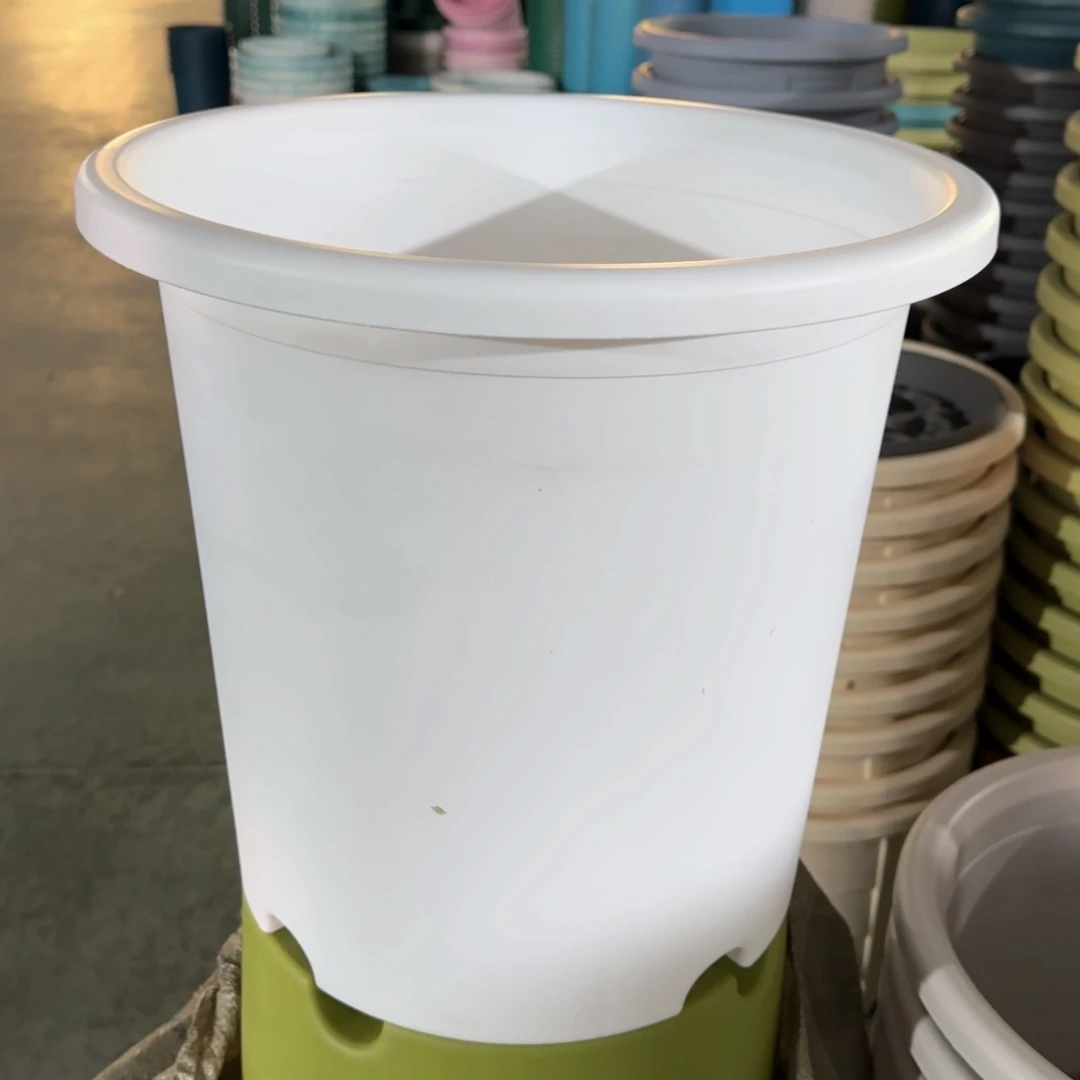 树脂四季8#无拖纯白3个