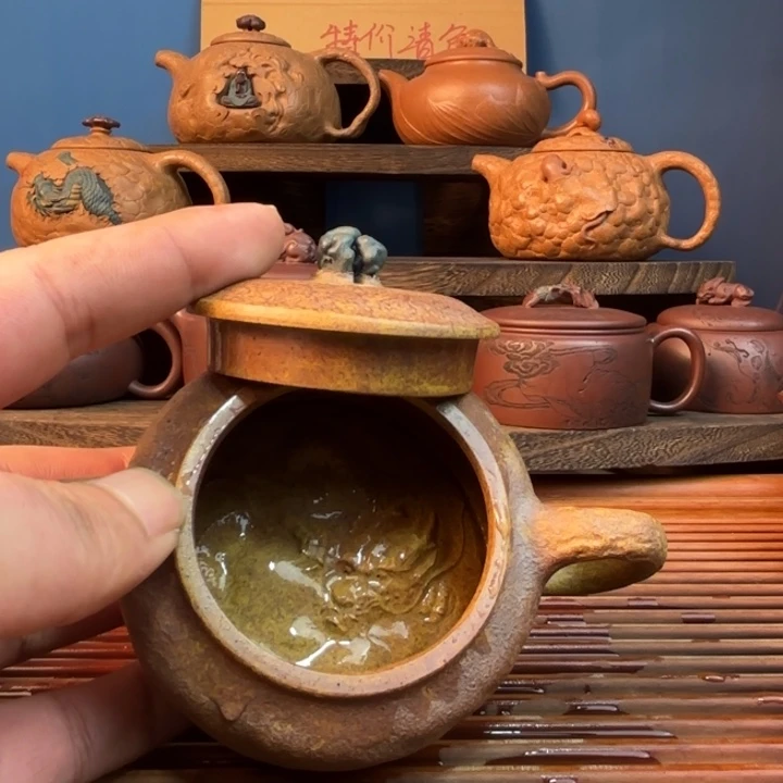 原矿老段泥还原烧150cc隐龙德钟