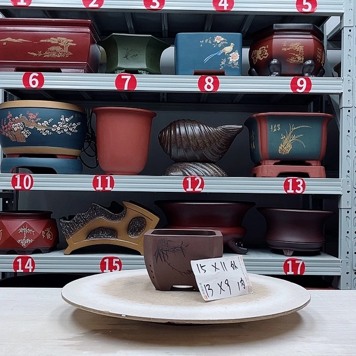 紫砂花盆紫砂花盆