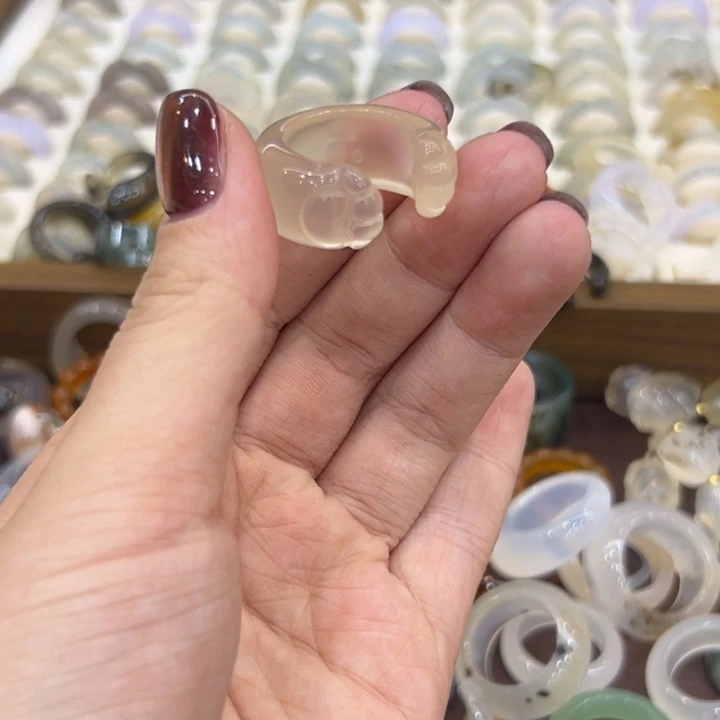 玛瑙/玉髓合金戒指104港17