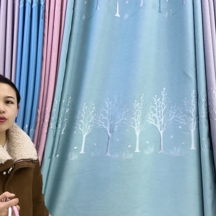 纱新 树 绿6米对开打孔高2.7米2他们