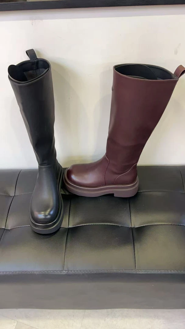 5858-1#时尚百搭厚底靴子