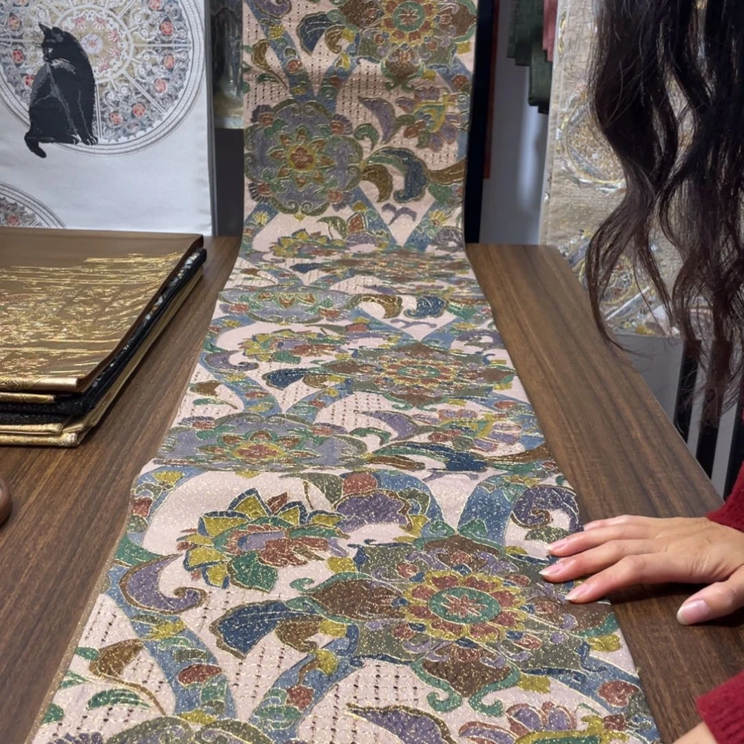 织绣唐锦西阵织桌旗