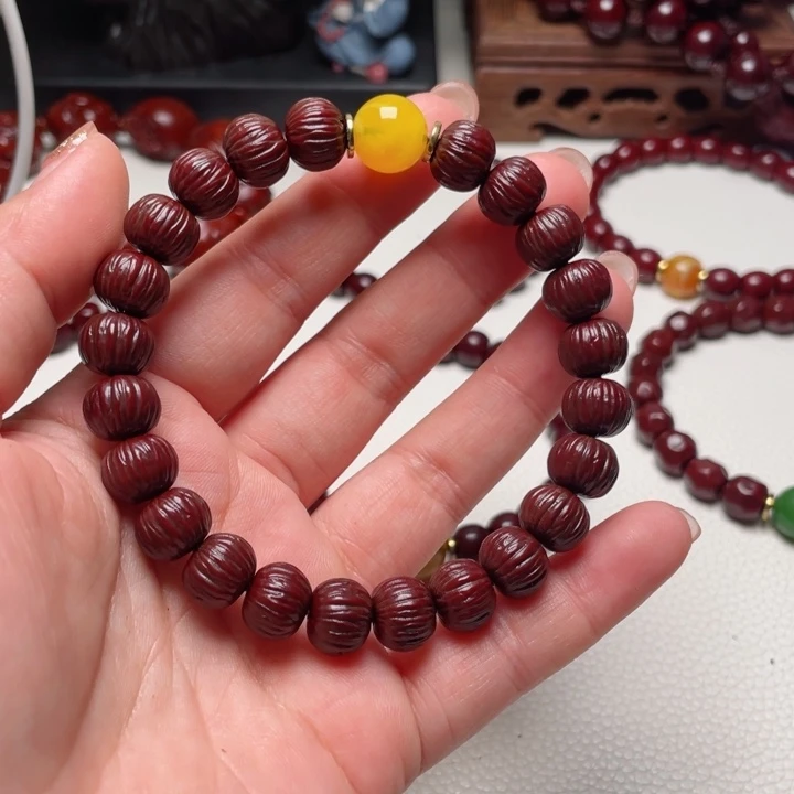 核桃手串/手链你***了猴头玉华串