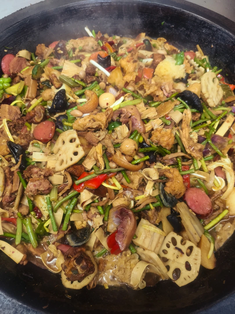 山东农村大席菜 折菜 折箩菜 烩菜