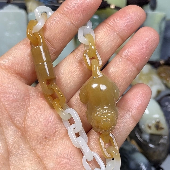 用***0和田玉未镶嵌把件