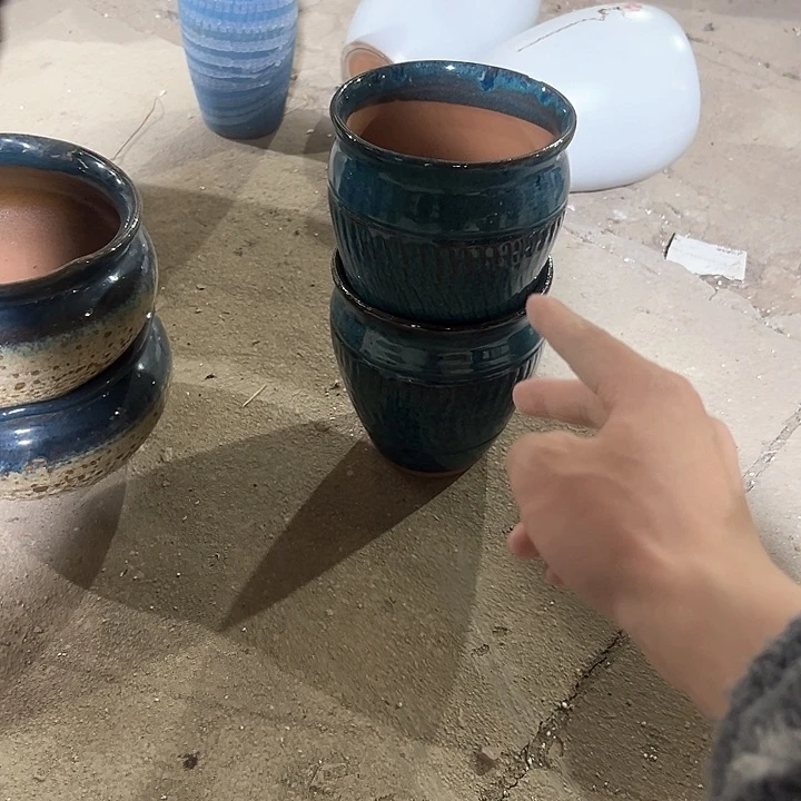 紫砂花盆花盆'他人