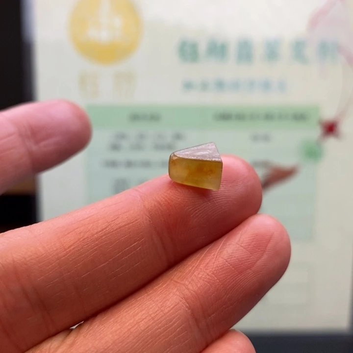 翡翠未镶嵌颈饰缅甸翡翠A货边角