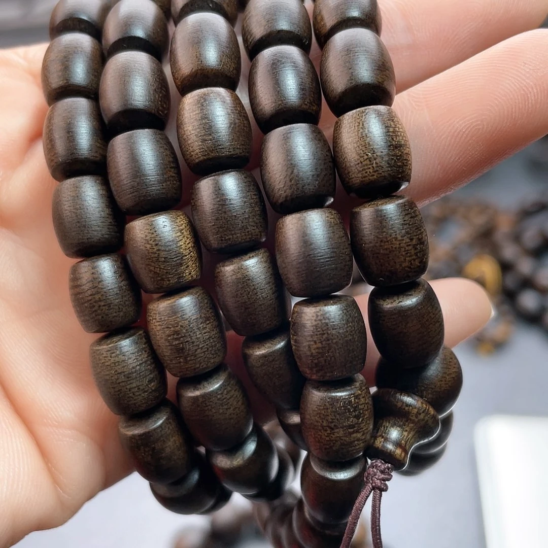 沉香手串真*卍芽庄白棋