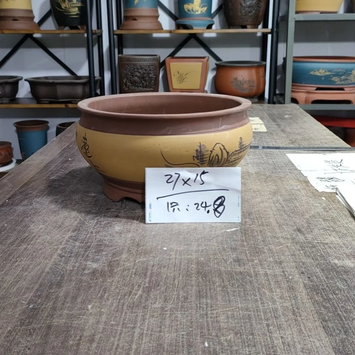 紫砂花盆紫砂花盆