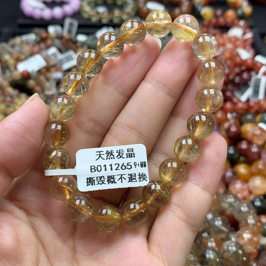 晓***～水晶手链未镶嵌，，，